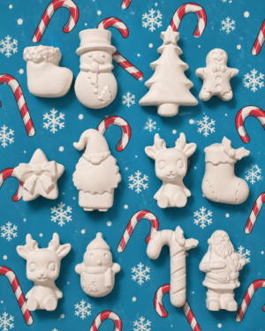 Christmas Party Favours – Medium Figurines (2 per pack)